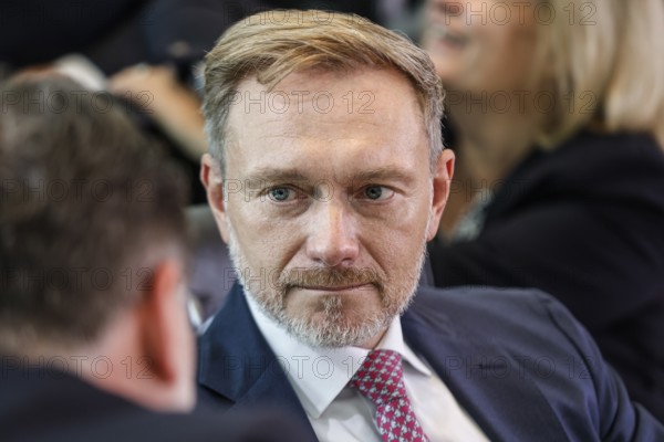 Federal Minister of Economics Christian Lindner at the start of the cabinet meeting in the Chancellery, Berlin, 9 October 2024, Berlin, Berlin, Germany, Europe
