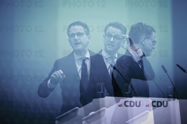 Carsten Linnemann, Deputy Chairman of the CDU, recorded at the CDU Germany 2024 party conference in Berlin, 6 May 2024