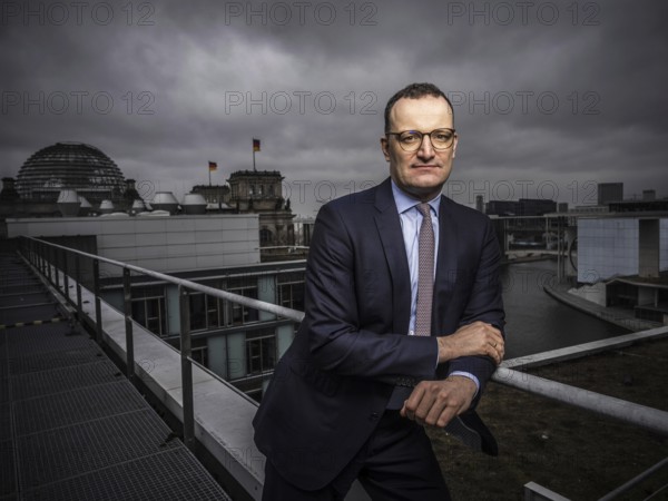 Jens Spahn (Member of the Bundestag, CDU) on 21 February 2024 at the Jakob-Kaiser-Haus at the German Bundestag