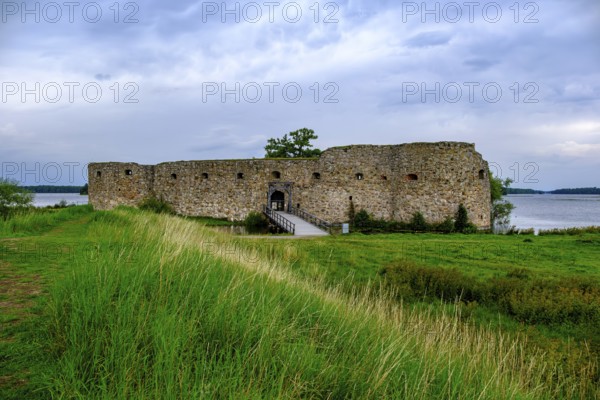 Kronoberg Castle Ruins (Kronobergs slottsruin), Växjö, Smaland, Kronobergs län, Sweden, Europe