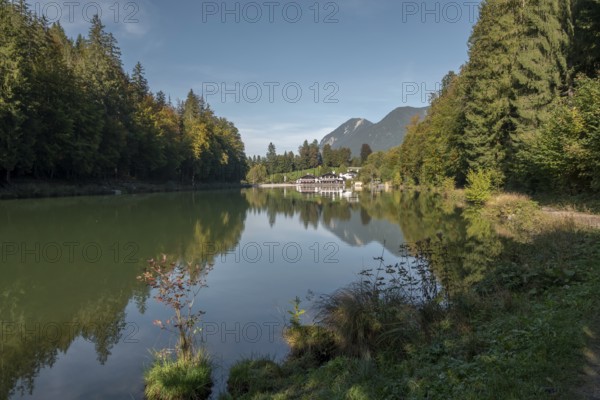 Gasthaus am Rießersee, Garmisch-Partenkirchen, Werdenfelser Land, Oberland, Bavaria, Germany, Europe