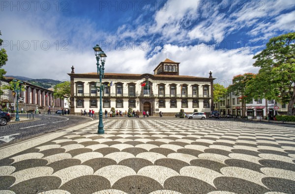 City Hall, Praca do Municipio, Funchal, Madeira, Portugal, Europe