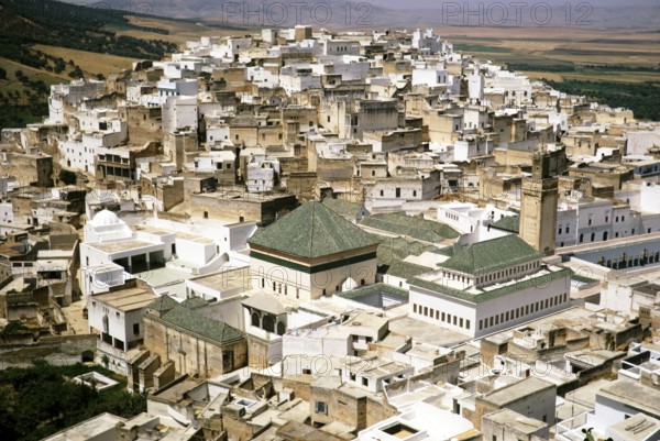 Moulay Idriss Zerhoun, Morocco, North Africa, 1971, Africa