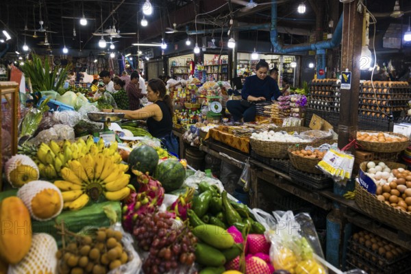 Market, Siem Reap, Cambodia, Southeast Asia, Asia