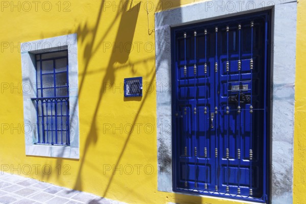 Guanajuato, Mexico, scenic colorful streets in historic city center, Central America