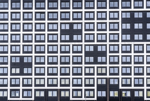 The Seven-Stones Quartier in Bochum, a campus with student flats, business flats, office space, catering and service areas, functions as a climate protection settlement, North Rhine-Westphalia, Germany, Europe