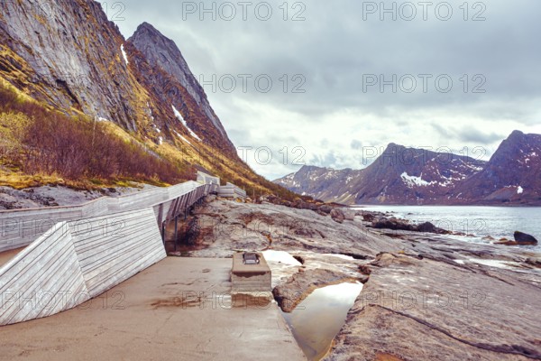 Tungeneset picnic on the island of Senja in Norway