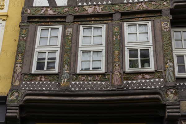 Old town half-timbered house Weender Straße from 1549, Göttingen cityscape, Göttingen, Lower Saxony, Germany, Europe