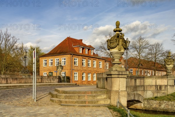 The Schlossstrasse in Ludwigslust, Mecklenburg-Vorpommern, Germany, Europe