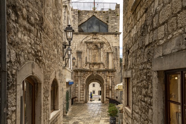 The old town centre of Korcula, Croatia, Europe