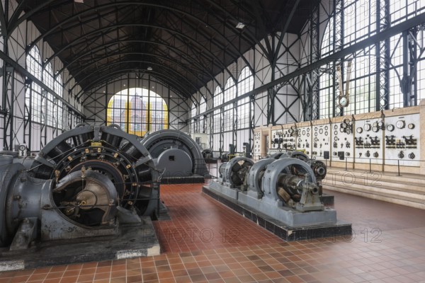 Dortmund, North Rhine-Westphalia, Germany - Machine hall. LWL Zollern Colliery Industrial Museum. The Zollern colliery is a disused coal mine in the north-west of the city of Dortmund, in the Bövinghausen district