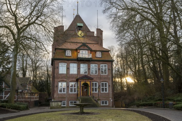 Ritzebüttel Castle, Brick Gothic, Monument, Cuxhaven, Lower Saxony, Germany, Europe