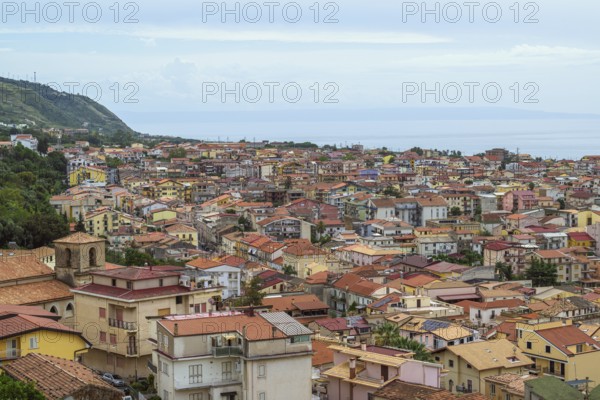 View on Amantea, Calabria, Italy, Europe