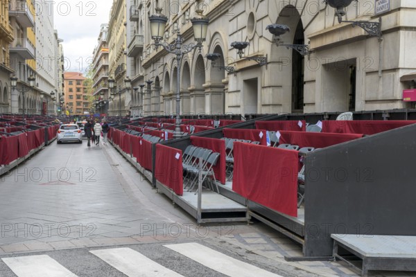 Grandstand, Semana Santa, Granada, Spain, Europe