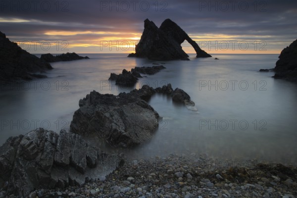 Bow Fiddle Rock, Scotland, Great Britain