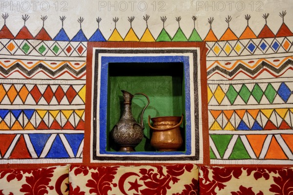 Heritage Village, detail in an interior, Dammam, ash-Sharqiyya Province, Persian Gulf, Saudi Arabia, Asia