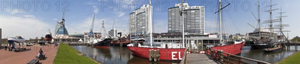 Harbour World Panorama Bremerhaven Germany