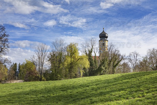 Bernried Monastery on Lake Starnberg in Bernried, Germany, Europe