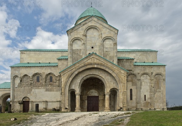 View from the south, Bagrati Cathedral, Kutaisi Cathedral, former UNESCO World Heritage Site, Kutaisi, Imeretia, Georgia, Asia