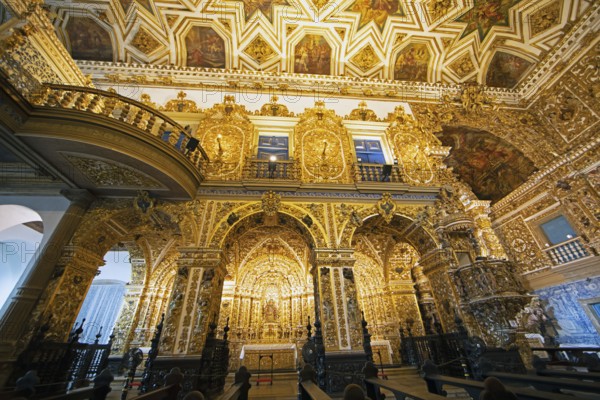 São Francisco Church and Convent, interior, Largo do Cruzeiro de São Francisco, historic centre, Salvador, State of Bahia, Brazil, South America