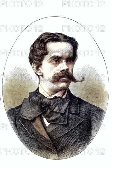 Umberto I. Humbert I. Umberto Rainerio Carlo Emanuele Giovanni Maria Ferdinando Eugenio di Savoia (14 March 1844 to 29 July 1900), descended from the House of Savoy and was King of Italy from 1878 to 1900, Historical, digitally restored reproduction of a 19th century original
