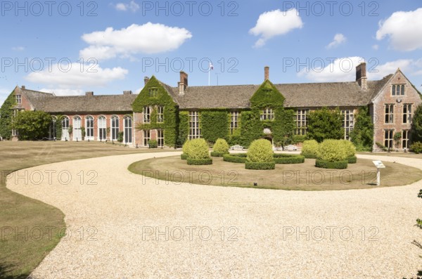 Frontage and entrance to Littlecote House Hotel, Hungerford, Berkshire, England, UK