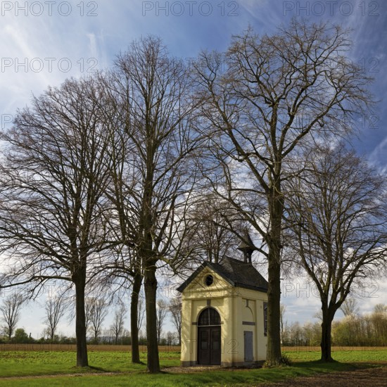 Castle chapel of Haus Horr, Grevenbroich, Rhine district of Neuss, Lower Rhine, North Rhine-Westphalia, Germany, Europe