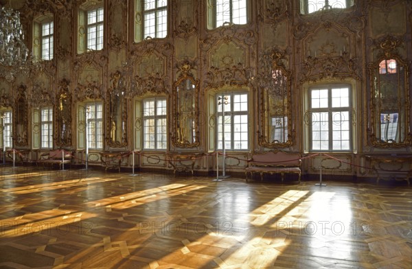 Europe, Germany, Bavaria, Swabia, Augsburg, Schaetzler-Palais, Rococo, built 1765 to 1770, Large ballroom, Europe