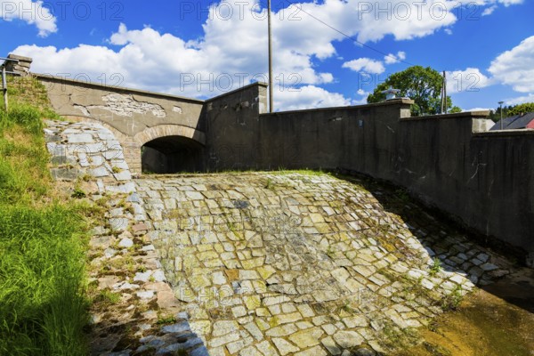 The Dittmannsdorfer Teich is a reservoir of the Freiberg district watercourse in Saxony, Dittmannsdorfer Teich, Dittmannsdorf, Saxony, Germany, Europe
