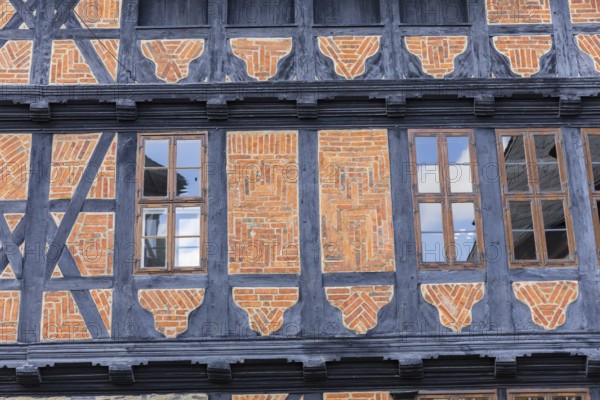 The Siemens House is one of the largest, most important and best-preserved late Baroque town houses in Goslar. It was built in 1692/93 by the merchant and town captain Hans Siemens, Old Town, Goslar, Lower Saxony, Germany, Europe