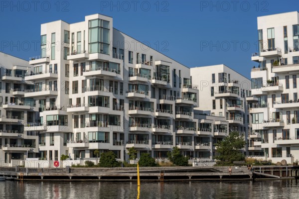 Residential buildings, apartment buildings, condominiums, at the harbour, Havneholmen, near Sydhavnen, Copenhagen, Denmark, Europe