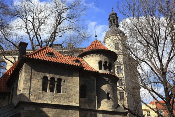 Klausen Synagogue, a profaned synagogue next to the Old Jewish Cemetery in the former Jewish quarter of Josefstadt in Prague, Czech Republic, Europe