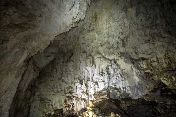 Stalactite cave, Terciopelo Cave, Barra Honda National Park, Costa Rica, Central America