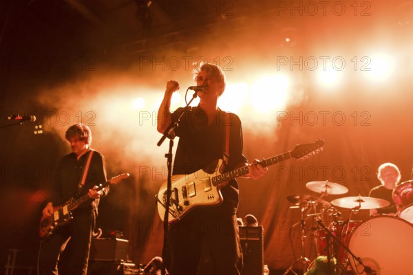 Dirk von Lowtzow, singer and guitarist of Tocotronic live on Golden Years Tour 2025 in Berlin's Columbiahalle on 19 April 2025