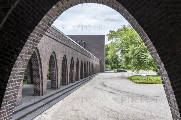 Memorial Hall, Southwest Cemetery in Essen, North Rhine-Westphalia, Germany, Europe