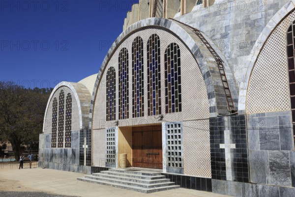 Tigray region, Axum, Aksum, St Mary's Cathedral, Maryam Tsion, Ethiopia, Africa