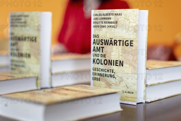 Photographs taken as part of a book presentation on colonial history from the book Das Auswärtige Amt und die Kolonien at the Federal Foreign Office in Berlin, 5 June 2024