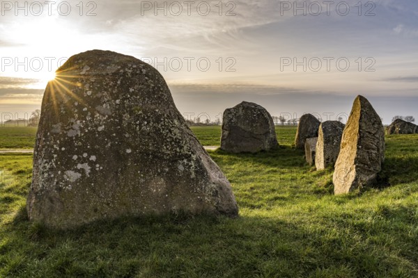 The Nobbin megalithic tomb, Putgarten, Ruegen Island, Mecklenburg-Western Pomerania, Germany, Europe
