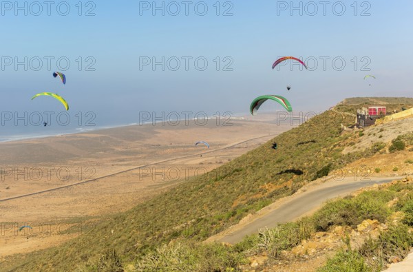 Paragliding, Tamellalt, southern Morocco, north Africa