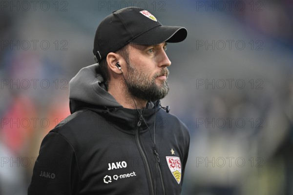 Coach Sebastian Hoeneß VfB Stuttgart Portrait, PreZero Arena, Sinsheim, Baden-Württemberg, Germany, Europe