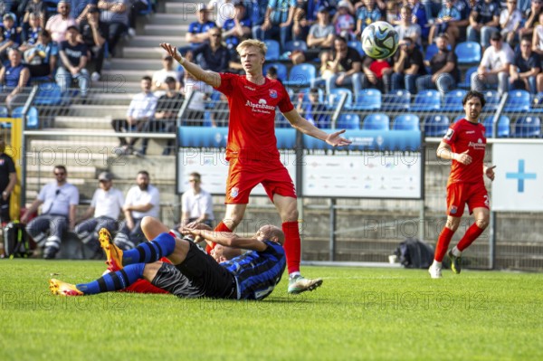 06.04.2024, Football 3rd division, Season 2023/24, Matchday 32: Waldhof Mannheim vs SpVgg Unterhaching (6:1)
