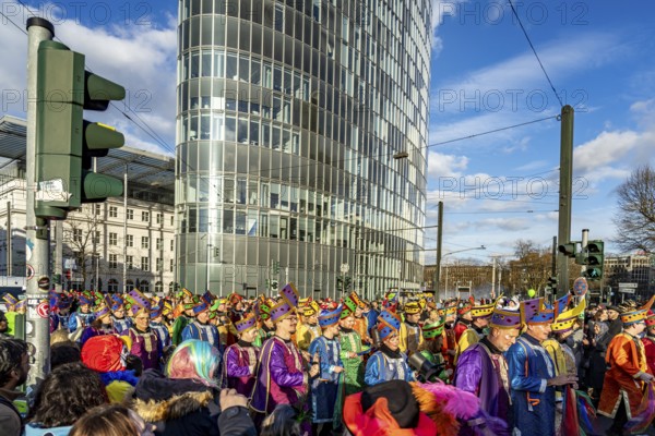 Rose Monday parade Carnival parade in Düsseldorf, North Rhine-Westphalia, Germany, Europe