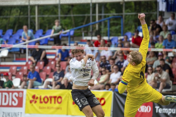 Fistball: TSV Pfungstadt against Union Tigers Vöcklabruck (IFA 2024 Fistball World Tour Finals Mannheim, Final)