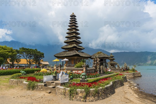 Pura Ulun Danu Bratan, attraction, Hindu temple, temple, tourism, travel, monument, pagoda, Bali, Indonesia, Asia