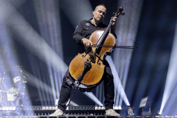 Paavo Lötjönen from Apocalyptica live on Plays Metallica Vol.2 Tour 2024 at the Columbiahalle in Berlin on 13 October 2024