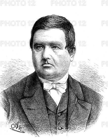 Karl Friedrich August Kahnis (born 22 December 1814, died 20 June 1888) was a German Evangelical Lutheran theologian, Historical, digital reproduction of an original from the 19th century