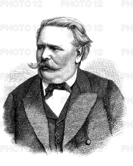 Moritz Ludwig von Schwind, 21 January 1804, 8 February 1871, was an Austrian painter and draughtsman of the late Romantic period, Historical, digital reproduction of an original from the 19th century