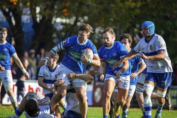 26.10.2024, Rugby 1st Bundesliga South/West, Season 2024/25, Matchday 6: SC Neuenheim vs TSV Handschuhsheim