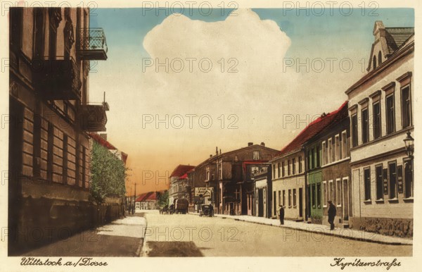 Historical postcard, picture postcard, Witttstock Dosse, Brandenburg, Germany, digitally enhanced reproduction of an original from around 1900, picture postcard, Europe
