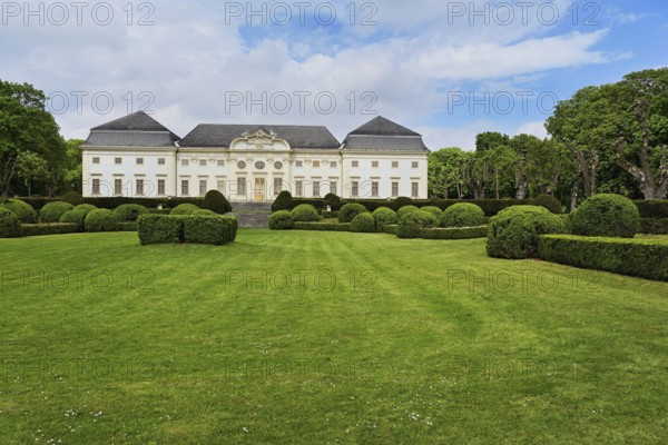 Park, Baroque Halbturn Castle, Lake Neusiedl, Burgenland, Austria, Europe